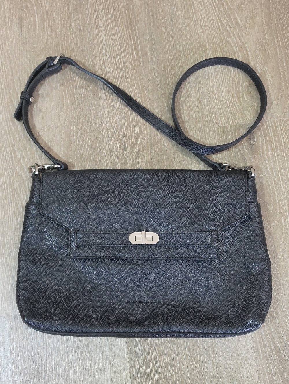 Lancaster Crossbody Pebble Leather Bag